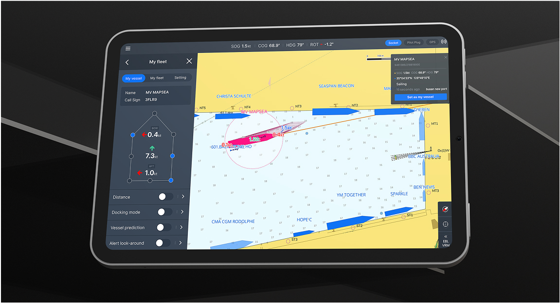 Mapsea navigation